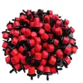 50/100 Pieces 8 Hole Adjustable Irrigation Dripper Sprinkler Emitter Dripper Micro Drip Irrigation Sprinkler for Watering System. 