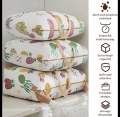 Non Woven Fabric Clothes Storage Bag Pineapple Pattern Quilt Storage Bag For Home Size 72 x 40 CM. 