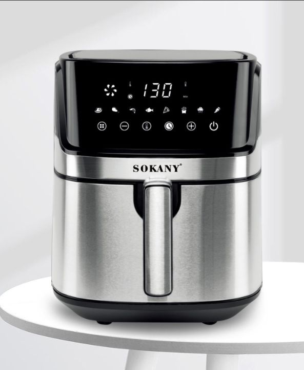 Sokany Smart Digital Touch Control Air Fryer 8 Litre With Wifi Function
