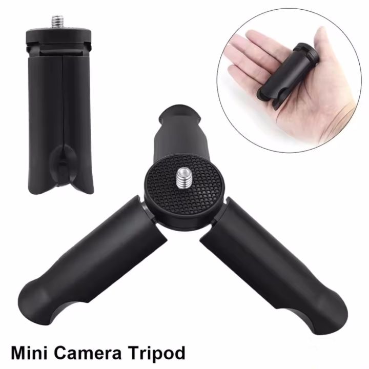 Portable Mini Table Tripod Stand Desk Tripod with 1/4'' Screw for Gopro ...