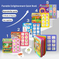 Preschool Busy Book for Toddlers Kids Early Education Montessori Toys 12 Themes Matching Quiet Books Kindergarten Learning Aids. 