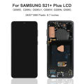 For AMOLED For Samsung S21 Plus LCD Display Touch Screen  Digitizer Assembly For S21+ G996B SM-G996B/DS LCD With Frame. 
