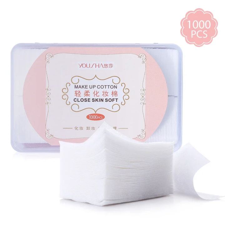 Yusha%201000%20disposable%20Cotton%20pad%20Thin%20double%20effect%20Makeup%20remover%20cotton%20Wet%20Compress%20cotton%20double-sided%20nail%20remover%20cotton%20-%20Image%205