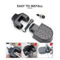 1 Pair Bicycle Rear Pedals Footrest Foldable Design Non-slip and Durable Electric Bike Footpegs Mountain Bikes Rear Pedals. 