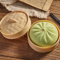 Giant  Dumpling Squishy Soft Stretchy Bun with Food Steamer Design Pinchable Fingertip Fun Play and Squishy Lovers. 