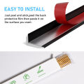 10pcs 12 Inch Peel And Stick Aluminum Tile Trim Metal L-shaped Protective Wall Corner Strip  Decorative Kitchen Backsplash Trim. 