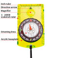 Waterproof Compass Outdoor Gadget Navigation Hiking Compass Camping  Orienteering Backpacking Map Reading Compass for Scout Kids. 