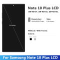 AMOLED TFT Note 10 Plus Screen For Samsung Note 10+ LCD Display 5G N976F Touch Screen +Frame Support S Pen with Fingerprints. 