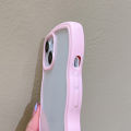 Cute Transparent Curly Wave Case for iPhone 11 12 13 14 Pro Max 7 8 Plus X XR XS SE 2020 2022 Shockproof Bumper Cover Aesthetic. 