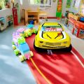 Car Shape Bag For Kids With Building Blocks. 