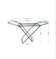 Cloth Dryer Stand Rust Proof Folding Cloth Drying Stand Towel Stand. 
