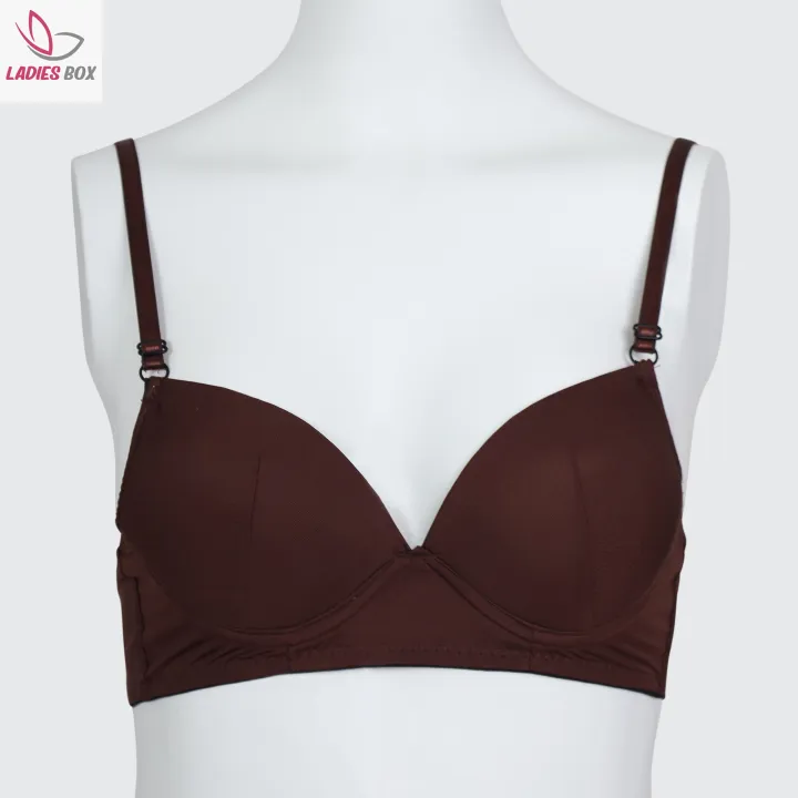 Cotton%20Foam%20Bra%20for%20Women%20All%20Season%20Cotton%20Foam%20Fabric%20Everyday%20Style%20Dark%20Maroon%20Adjustable%20Straps%20-%20Image%204