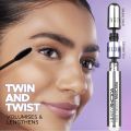 Double Trouble Volumizing and Lengthening Mascara | 2-in-1 Mascara for Women | Double Trouble Mascara | Long Lasting (15 ml). 