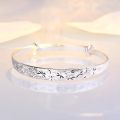 925 Silver Original Romantic Gypsophila Star Bangles for Women Bracelets Fashion Party Wedding Accessories Jewelry. 