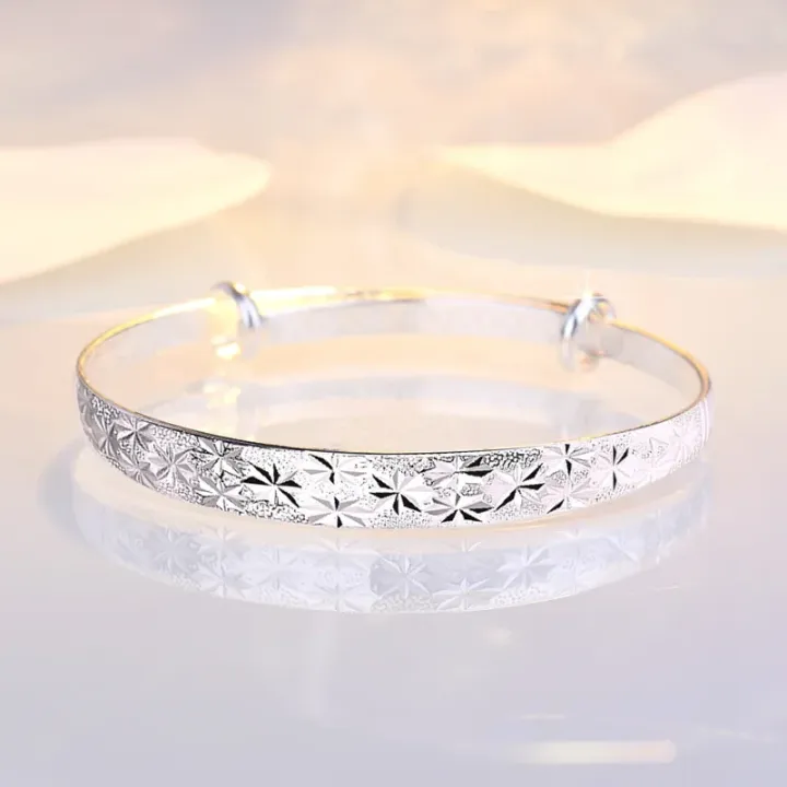 925%20Silver%20Original%20Romantic%20Gypsophila%20Star%20Bangles%20for%20Women%20Bracelets%20Fashion%20Party%20Wedding%20Accessories%20Jewelry%20-%20Image%205