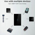 Works With Tuya APP US WiFi Smart Wall Switch RF433 1/2/3 Gang No Neutral Wire Touch Sensor LED Light Switches Smart Home Alexa. 