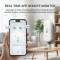 Tuya Zigbee Temperature Humidity Sensor External Temp Probe Smart Home Thermometer Hygrometer For Smart Life Home Assistant Z2M. 