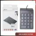 USB Mini 18-keys Num Pad Numeric Number Keypad Keyboard for Laptop Note.