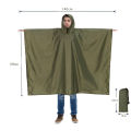 Heavy Duty Rain Poncho For Backpacking Waterproof Lightweight Adult Emergency Camping Universal Raincoat For Men And Women. 