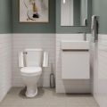 1PCS Wall Mounted Bathroom Kitchen Organizer No Drill Paper Towel Holder Hanging Tissue Rack for Toilet Vanity Storage. 