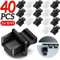 RJ45 Dust Covers Caps Ethernet LAN Port Anti Dust Cover Cap Protector for Network Swticher/Router/Hub/Computer Female Port Plug.