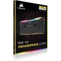 CORSAIR VENGEANCE® RGB PRO 32GB (2 x 16GB) DDR4 DRAM 3600MHz C18 Memory Kit — Black. 