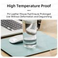Creative Universal Anti-slip Mouse Pad Leather Gaming Mice Mat New Desk Cushion Fashion Comfortable For Laptop PC MacBook.