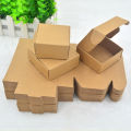 10/20pcs Kraft Mini Cardboard Boxes, 2.16"x2.16"x0.98" - Suitable for Small Business Packaging, Crafts, and Holiday Gifts Boxes. 