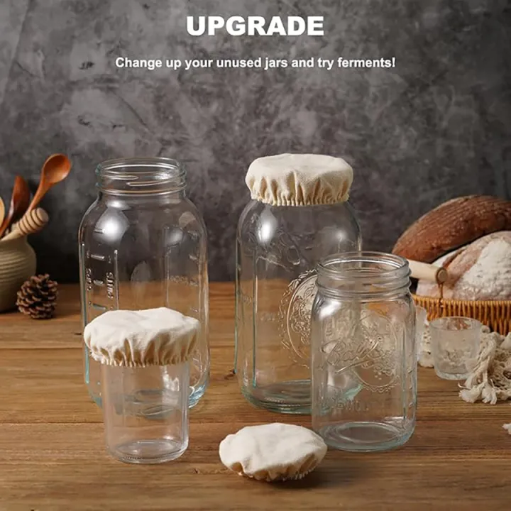 Elastic%20Cloth%20Jar%20Covers%20Reusable%20Cloth%20Covers%20for%20Sourdough%20Starter%20Jars%20Elastic%20Bread%20Fermentation%20Cover%20Bread%20Proofing%20Cover%20-%20Image%205