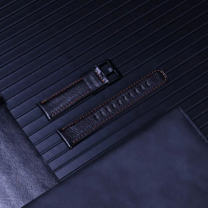 Retro%20Leather%20strap%20for%20Samsung%20Galaxy%20watch%204/6/classic/5/5%20pro/Active%202%2020mm%2022mm%20watch%20band%20bracelet%20Huawei%20Gt%204-3-pro-2-2e%20-%20Image%203