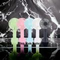 Very stylish premium quality rechargeable mini hand fan portable fan usb rechargeable fan long time backup.