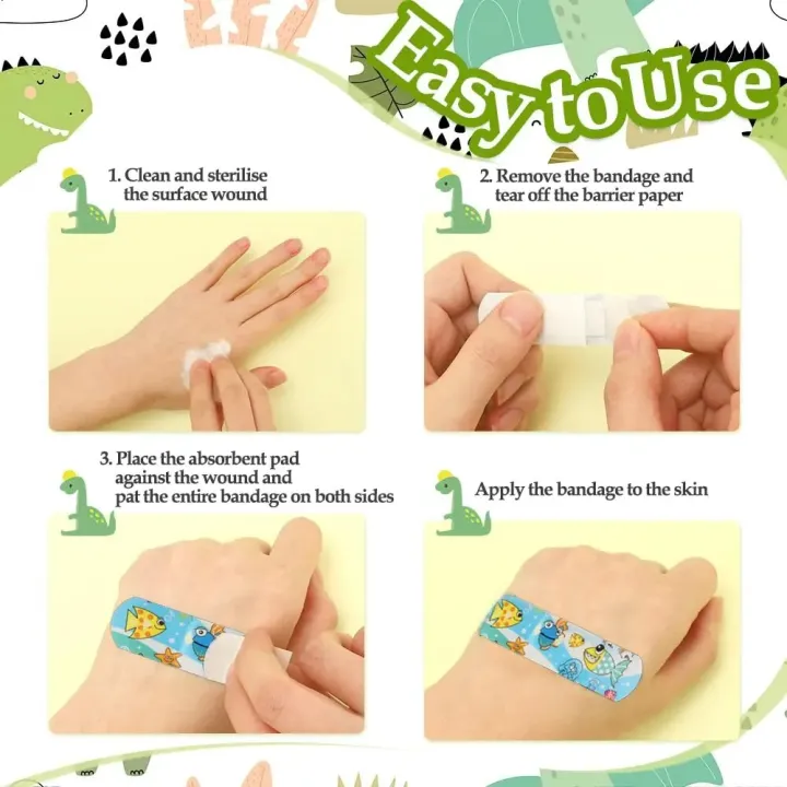 100Pcs%20Kids%20Bandages%20Bulk%20Kids%20Cute%20Cartoon%20Bandages%20Flexible%20Adhesive%20Strips%20Medical%20Waterproof%20Breathable%20for%20Children%20-%20Image%204