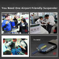 Melo Tough Y back suspenders airport friendly Suspenders,NO buzz with Plastic Clip 1.5 inch fully elastic braces. 