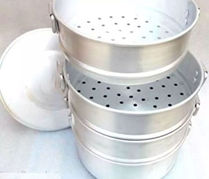 7%20Inch%20Aluminium%20Momo%20Steamer%203%20Tiers%20-%20Image%202