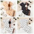 0-3 Years Toddler Baby Boy 2pcs Clothing Set T-shirt Letter Short Sleeve Top with Shorts Light Luxury Style Photograph Outfit.