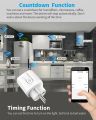 Tuay Smart Socket EU 16A 20A WiFi Smart Plug with Power Monitoring Smart Life APP Remote Control Support  Assistant Alexa. 