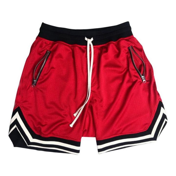 2024%20Men's%20Mesh%20Shorts%20Quick%20Dry%20Gym%20Shorts%20Summer%20Sports%20Basketball%20Fitness%20Joggers%20Zipper%20Casual%20Male%20Short%20Pants%20Wholesale%20-%20Image%202