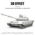 Rapid transportation Russian T-72B3M Main Battle Tank MENG Plastic Assembled Tank Model Kit MENG 72007 1/72 Scale in stock. 