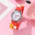 New Kids Watches Cartoon Watches Pink Silicone Quartz Wristwatch Birthday Gift Girl Boy Children Study Time Girl Watch Reloj. 