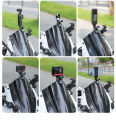 Motorcycle Windshield Clip Mount for Go Pro 13 12 11 10 9 8 7 OSMO 360 Action 4 5 Pro Insta 360 X5 X4 Go 3S ACE Pro 2 Camera.