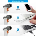 NETUM L5 Wired 2D Barcode Scanner and L8BL-W Blueooth Wireless QR Barcode Reader PDF417 Automatic Sensing for Pos Scanning. 
