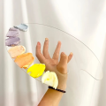 1Pcs Transparent Palette Acrylic Palette Fine Arts Oil Painting Palette Gouache Acrylic Painting Palette.