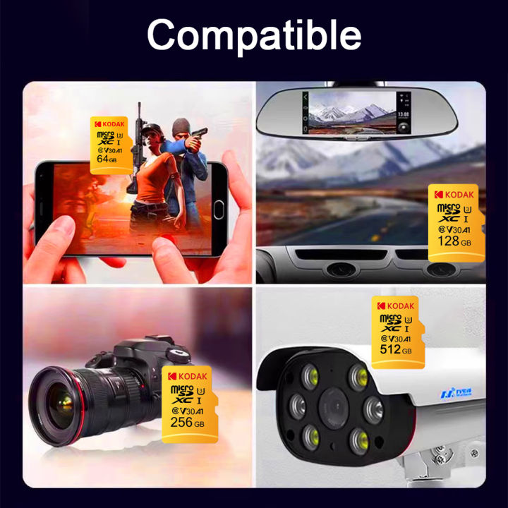 Kodak%20Micro%20SD%20Card%2064GB%2032GB%20Memory%20Card%20512GB%20256GB%20128GB%20MicroSDXC%20Class10%20SD%20Memory%20Card%20100MB/s%20Original%20TF%20Flash%20Card%20U3%20-%20Image%207