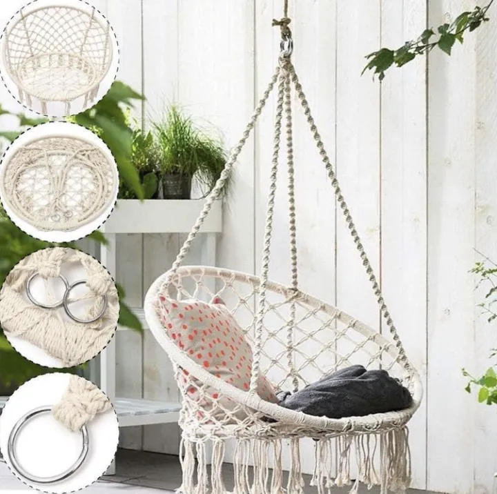 Sonyabecca%20Hammock%20Chair%20Macrame%20Swing%20265%20Pound%20Capacity%20Handmade%20Knitted%20Hanging%20Swing%20Chair%20for%20Indoor/Outdoor%20Home%20Patio%20Deck%20Yard%20Garden%20Reading%20Leisure%20Lounging%20(Not%20Included%20Cushion%20or%20Pillow)%20-%20Image%203