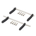 Aluminum CNC Modular Bumper Set for 1/10 RC Crawler Chassis LCG Rigs Comp Builds TRX4 SCX10 Gspeed Power Wagon Cliffhanger Body.