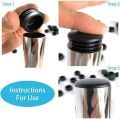 8 PCS Black Round Plastic Blanking End Cap Tube Pipe Inserts Plug Bung Insert Stopper For Chair Leg Pipe tapon tubo. 