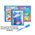 Magic Water Book; Water Drawing Book, Magic book for kids. Reusable Doodle Book with pen for Kids to Learn and Develop Art Ability.. 