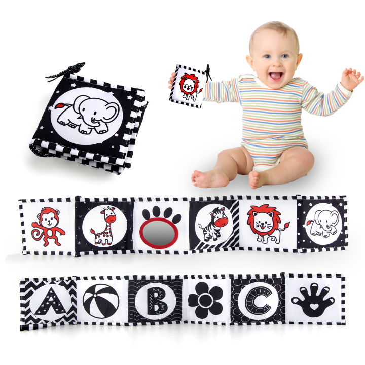 Sensory%20Cloth%20Book%20High%20Contrast%20Baby%20Toys%200M+%20Newborn%20Crib%20Toys%20Black%20and%20White%20Animal%20Cloth%20Books%20Montessori%20Baby%20Book%20-%20Image%207