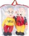Trendy Children 's Cartoon Series Character Stuffed Motu Patlu Soft Doll Pair Toy For Kids. 