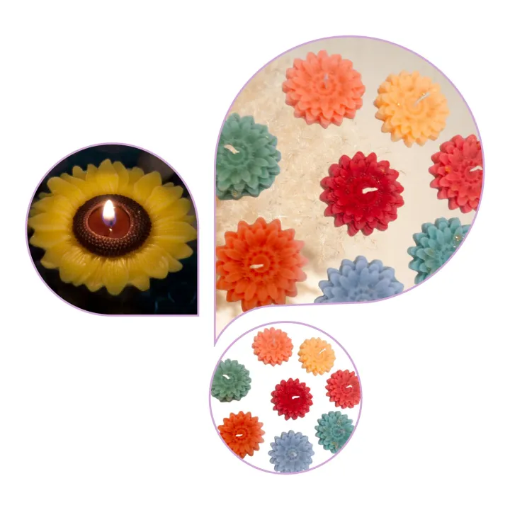(PACK%20OF%2010)%20%20SUNFLOWER%20SHAPE%20CANDLE/%20MULTICOLOR%20/%20SUNFLOWER%20CANDLES/%20TEA%20LIGHT%20CANDLES%20-%20Image%203
